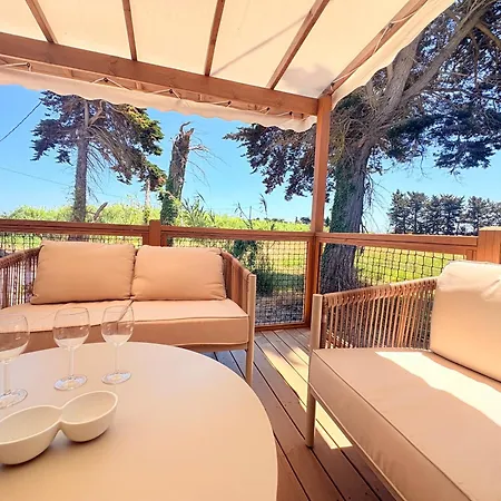 营地 Mobil-home Climatise 6 Pers Avec Piscine, Terrasse Ombragee Et Parking
