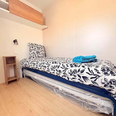 营地 Mobil-home Climatise 6 Pers Avec Piscine, Terrasse Ombragee Et Parking *