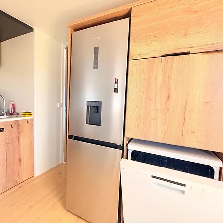 营地 Mobil-home Climatise 6 Pers Avec Piscine, Terrasse Ombragee Et Parking 海滨圣玛丽