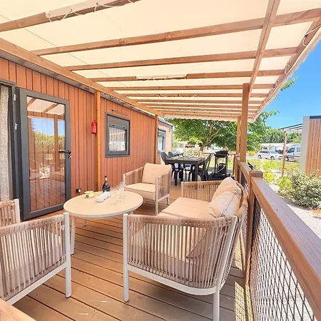 Mobil-home Climatise 6 Pers Avec Piscine, Terrasse Ombragee Et Parking Parque de Campismo