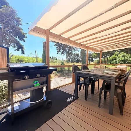 Mobil-home Climatise 6 Pers Avec Piscine, Terrasse Ombragee Et Parking